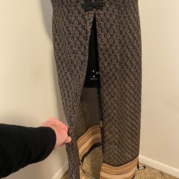 Sheri Martin Boho Sleeveless Geometric Vest/Tunic Women Size 10 - Picture 4 of 8